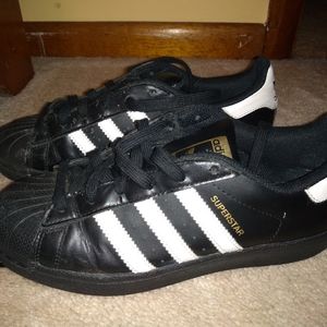 Adidas Superstar Shoes, Men Sz 5.5, Women Sz 7.5